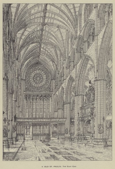 Old St Pauls, East End od Henry William Brewer