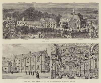 Padesáté výročí Marlborough College, 1843-1893 od Henry William Brewer