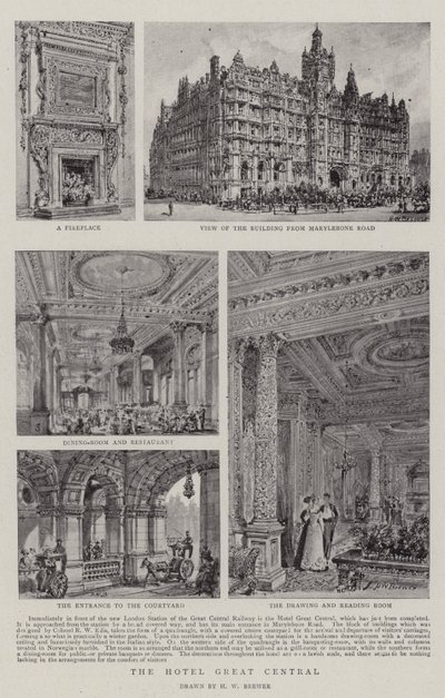 Hotel Great Central od Henry William Brewer