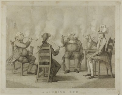 Kuřácký klub od Henry William Bunbury