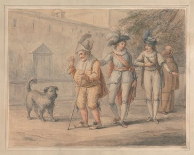 Launce učí svého psa kraba od Henry William Bunbury