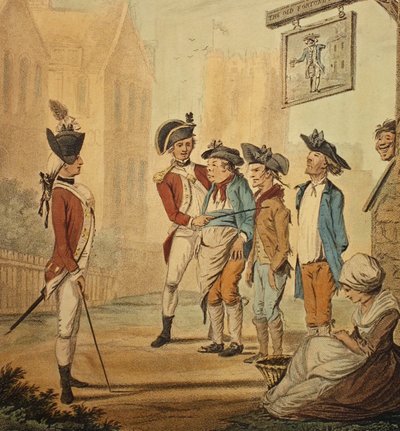 "Recruits", publikoval 1780 od Henry William Bunbury