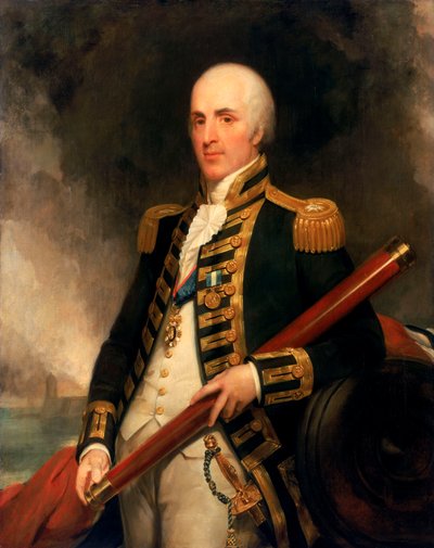 Kontradmirál sir Alexander John Ball (1757-1809) od Henry William Pickersgill