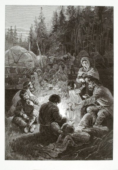Bivak skupiny Teamsterů (řidičů Oboz) od Henry Wolf