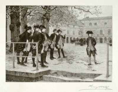 Bonaparte, novic, ve škole v Brienne od Henry Wolf