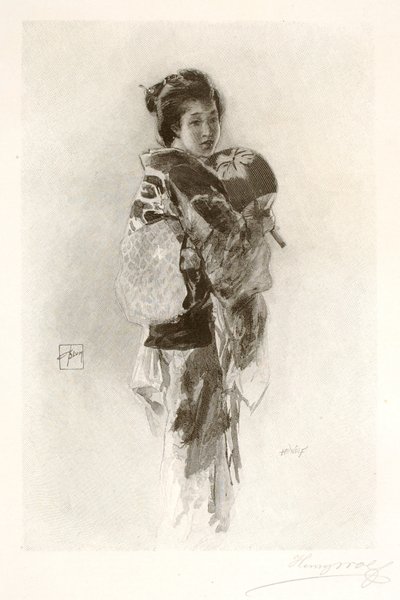 Japonská dívka (The Musmee) od Henry Wolf