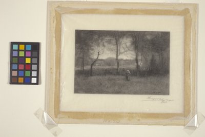 Krajina (dřevoryt) od Henry Wolf