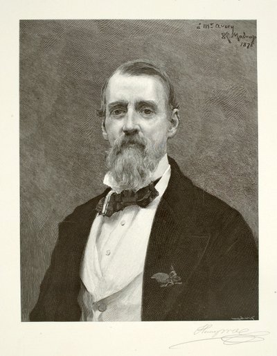 Samuel Putnam Avery od Henry Wolf