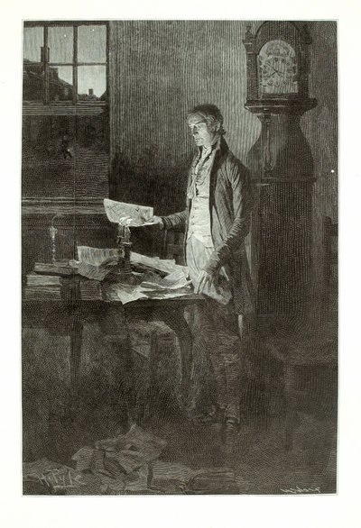 Thomas Jefferson, sepsání Deklarace nezávislosti od Henry Wolf