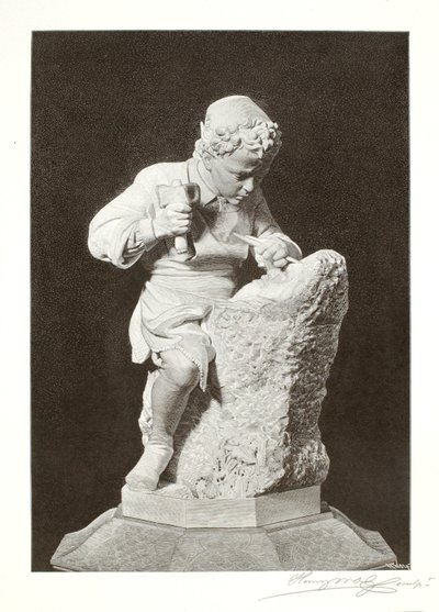 Mladý Michelangelo od Henry Wolf