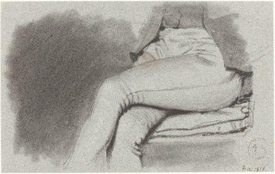 Studie nohou sedícího muže od Henry Wyatt