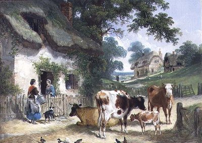 Stará farma, kolem roku 1841 od Henry and Charles (attr.to) Shayer
