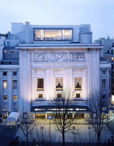 Theatre des Champs-Elysees (Champs Elysees) od Henry van de Perret Auguste (1874 1954) & Perret Gustave (1876 1952) Velde