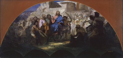 pokus Krista do Jeruzaléma, 1876 od Henryk Siemiradzki