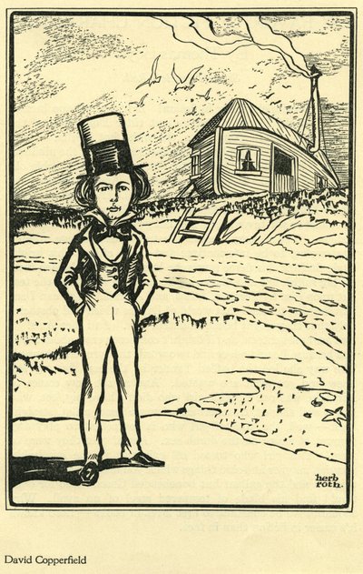 David Copperfield, z knihy My Favorite Fiction Character od Thomase Boyda, in The Bookman od Herb Roth