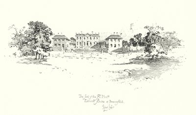 Sídlo Edmunda Burkeho, Beaconsfield (litho) od Herbert (after) Railton