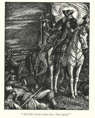 Ingoldsbyho legendy: The Black Mousquetaire (litografie) od Herbert Cole