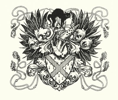 Ingoldsbyho legendy: Ilustrace na titulní straně (litografie) od Herbert Cole