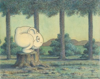 Výjimečně klidný okamžik, kolem roku 1910 od Herbert E. Crowley