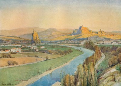 "Le Puy, Francie", 1922 od Herbert Edwin Pelham Hughes Stanton