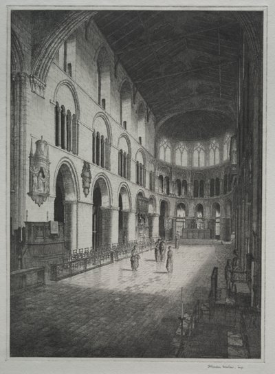 Kostel sv. Bartoloměje, interiér od Herbert Gordon Warlow