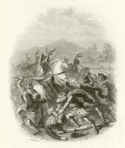 Bitva o Flodden od Herbert Gustave Schmalz