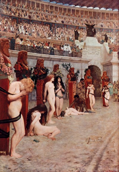 Christianae Ad Leones od Herbert Gustave Schmalz