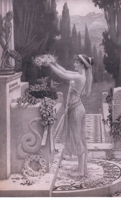Její první oběť, od Bibbys Annual, 1916-1917 od Herbert Gustave Schmalz
