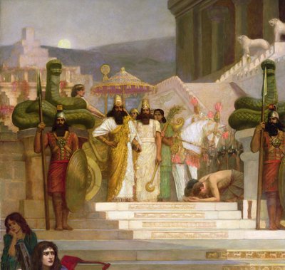 Dcery Judovy v Babylonu od Herbert Gustave Schmalz