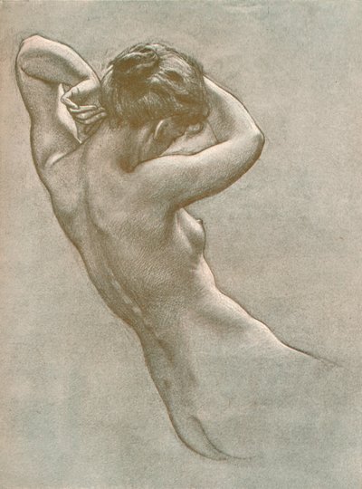 Studie pro Prospero vyvolávající nymfy a božstva, c1902, 1903 od Herbert James Draper