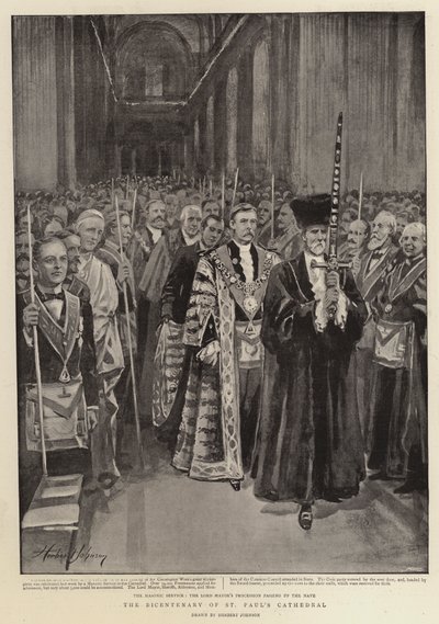 Dvousté výročí katedrály svatého Pavla od Herbert Johnson