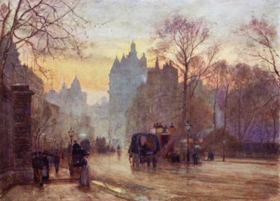 Knightsbridge (barevná lito) od Herbert Menzies (after) Marshall