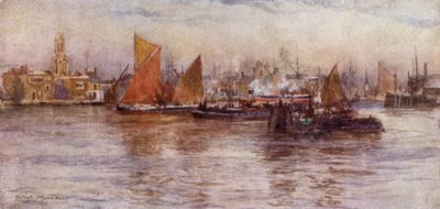 Limehouse Reach (barevné lito) od Herbert Menzies (after) Marshall