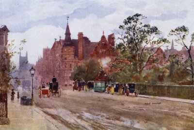 Pont Street, Chelsea (barva lito) od Herbert Menzies (after) Marshall