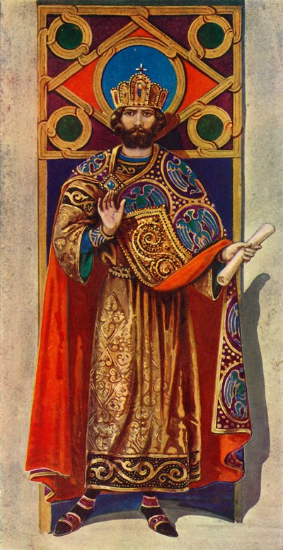 Byzantský císař osmého a devátého století, n. l., 1924. od Herbert Norris