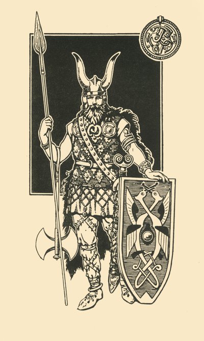 Skandinávec z Varjažské gardy, 1924. od Herbert Norris