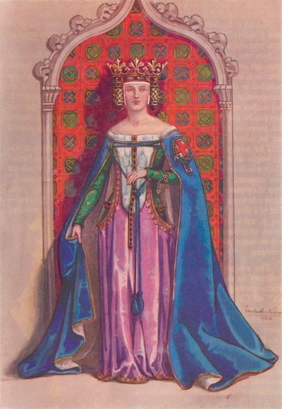 Královna Phillippa 1350, 1926 od Herbert Norris