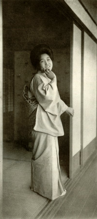 A Maid of Fair Japan, 1910. od Herbert Ponting