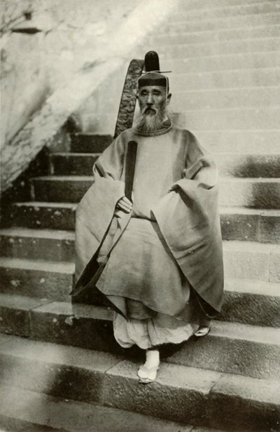 Šintoistický kněz, 1910. od Herbert Ponting