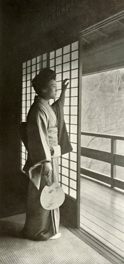 Studie od Shoji, 1910. od Herbert Ponting