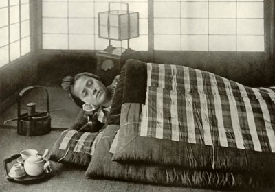 Bed-time v Japonsku, 1910. od Herbert Ponting