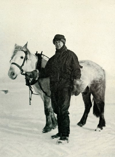 Dr. Wilson a Pony Nobby, c1911, 1913 od Herbert Ponting