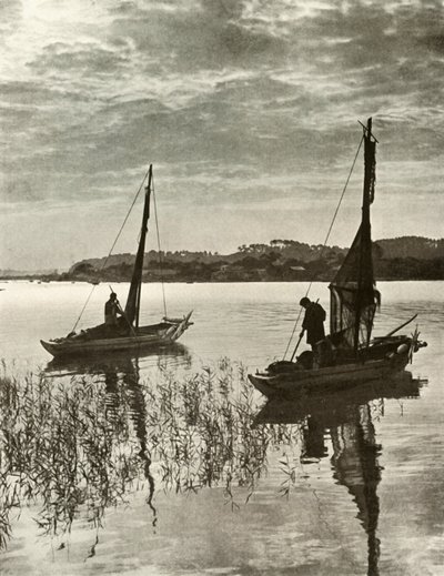 V Tokijském zálivu, 1910. od Herbert Ponting