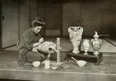 Malířská keramika pro export, 1910. od Herbert Ponting