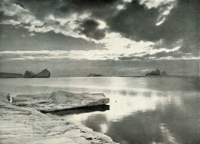 Pád dlouhé polární noci, c19101913, 1913. od Herbert Ponting