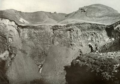 Svatý kráter Fuji-San, 1910. od Herbert Ponting