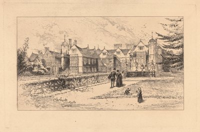 Charlecote z terasy od Herbert Railton