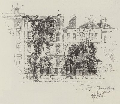 Clarence House v Claphamu od Herbert Railton