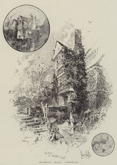 Moreton Hall, Cheshire od Herbert Railton