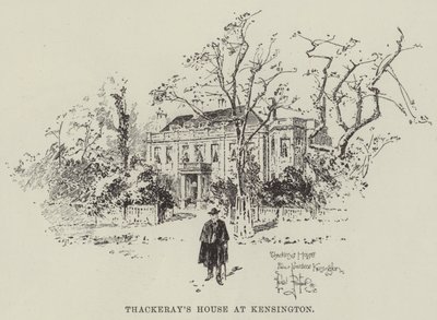 Thackerayův dům v Kensingtonu od Herbert Railton
